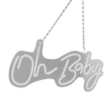 Oh Baby Neon Sign Acrylic USB Powered Wall Decor Neon Light for Bar Wedding Holiday Party Birthday Baby Shower Warm Light