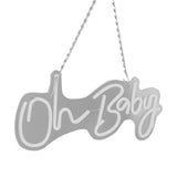 Oh Baby Neon Sign Acrylic USB Powered Wall Decor Neon Light for Bar Wedding Holiday Party Birthday Baby Shower Warm Light