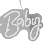 Oh Baby Neon Sign Acrylic USB Powered Wall Decor Neon Light for Bar Wedding Holiday Party Birthday Baby Shower Warm Light