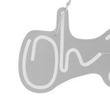 Oh Baby Neon Sign Acrylic USB Powered Wall Decor Neon Light for Bar Wedding Holiday Party Birthday Baby Shower Warm Light