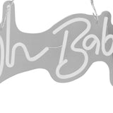 Oh Baby Neon Sign Acrylic USB Powered Wall Decor Neon Light for Bar Wedding Holiday Party Birthday Baby Shower Warm Light