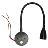 LED Wall Mounted Reading Light Touch Control 3 Color Temperature Dimmable Bedside Reading Lamp with Gooseneck Hose for RV Boat Motorhome DC 12 to 24V Black In Australia - Darrahopens
