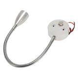 LED Wall Mounted Reading Light Touch Control 3 Color Temperature Dimmable Bedside Reading Lamp with Gooseneck Hose for RV Boat Motorhome DC 12 to 24V Silver In Australia - Darrahopens