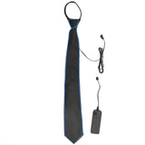 LED Necktie Lighting Modes Adjustable Polyester Key Switch Light Up Neck Tie for Carnival Music Festival Party In Australia - Darrahopens