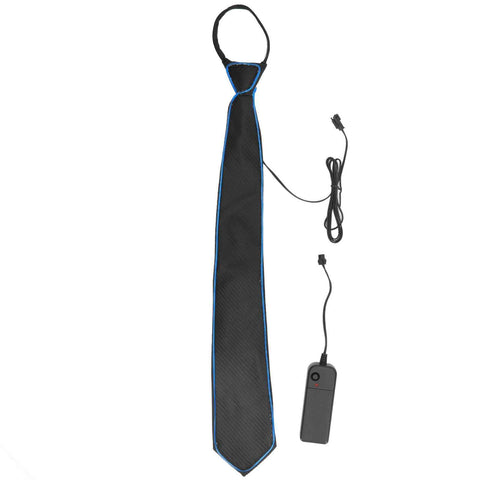 LED Necktie Lighting Modes Adjustable Polyester Key Switch Light Up Neck Tie for Carnival Music Festival Party In Australia - Darrahopens