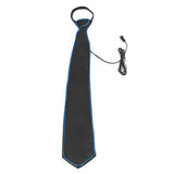LED Necktie Lighting Modes Adjustable Polyester Key Switch Light Up Neck Tie for Carnival Music Festival Party In Australia - Darrahopens