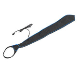 LED Necktie Lighting Modes Adjustable Polyester Key Switch Light Up Neck Tie for Carnival Music Festival Party
