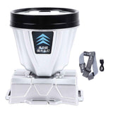 Super Bright Headlamp Rechargeable 800mAh Lithium Ion Battery Waterproof High Power Headlamp with Power Display for Outdoor Activity Silver In Australia - Darrahopens