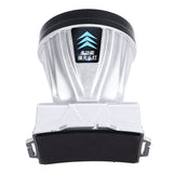Super Bright Headlamp Rechargeable 800mAh Lithium Ion Battery Waterproof High Power Headlamp with Power Display for Outdoor Activity Silver