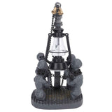 Four Skulls LED Lights Ornament Halloween Resin Decoration Compact Exquisite Skull Lamp Statue for Desktop In Australia - Darrahopens