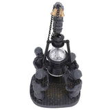 Four Skulls LED Lights Ornament Halloween Resin Decoration Compact Exquisite Skull Lamp Statue for Desktop In Australia - Darrahopens