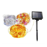 LED Solar Fairy Lights High Brightness Durable Copper Wire 50 LED Outdoor Solar String Lights 8 Modes Solar Lights 16.4ft In Australia - Darrahopens