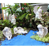 Angel Stakes Figurine Miniature Resin Sculpture Garden Statue for Potted Plants Mini Landscape In Australia - Darrahopens