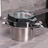 6Pcs Pan Protection Mat Stackable Insulation Pads Pot Trivet Pot Cookware Protector for Kitchen Gadgets In Australia - Darrahopens