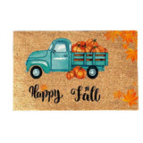 Funny Thanksgiving Doormat Anti Slip Door Mat Autumn Entryway Rug for Front Door Kitchen Bathroom Decor