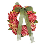 Thanksgiving Wreath Fall Hydrangea Bowknot Decoration Flower Garland Wreath Thanksgiving Front Door Home Decor In Australia - Darrahopens