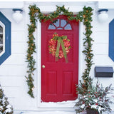 Thanksgiving Wreath Fall Hydrangea Bowknot Decoration Flower Garland Wreath Thanksgiving Front Door Home Decor In Australia - Darrahopens