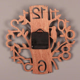 Wall Clock Tree Shape Silent Non Ticking Clock for Office Living Room Bedroom Decor