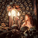 Skeleton Lamp Halloween 3D LED Skeleton Lamp Haunted House Ornament Prop Gifts for Birthday In Australia - Darrahopens