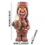 Solar Powered LED Tiki Light Solar Totem Figurine Ornaments LED Garden Light Decoration Crafts for Porch Lawn Trail In Australia - Darrahopens