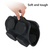 8 Grids Silicone Mold Oval Shape DIY Perforated Cake Baking Mould Kitchen Baking Tool Grey