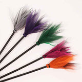 5Pcs Halloween Witch Brooms Plastic Witch Broomstick Wizard Flying Broom for Halloween Party Haunted House Decoration In Australia - Darrahopens
