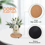 Eco Friendly Plastic Sheet Cork Flowerpot Pad Cork Plastic Sheet Plastic Cork Pad