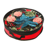 Wreath Storage Bag Christmas Holiday Decoration 420D Nylon 24in Transparent PVC Red L 21x17x4cm In Australia - Darrahopens