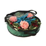 Transparent Christmas Wreath Storage Bag Portable Holiday Wreath Container Decoration Garland Organizer