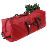 Christmas Tree Storage Bag 600D Oxford Cloth with Handle for 7in Tall Detachable Tree Red 152.4x50.8x63.5cm In Australia - Darrahopens