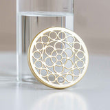 Flower Insert Lid Metal Grid for home centerpiece 15.2cm diameter