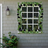Artificial Rattan Halloween Black Decoration Interior Home Hanging Decoration Rose Rattan Artificial Money Leaf