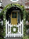 Artificial Rattan Halloween Black Decoration Interior Home Hanging Decoration Rose Rattan Artificial Money Leaf