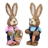 Rustic Easter Home Decor - Bunny Figurine Party Supplies