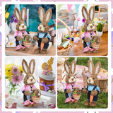 Rustic Easter Home Decor - Bunny Figurine Party Supplies