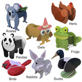 DIY Animal Flower Pot Cartoon Desktop Succulent Planter Garden Ornament Crafts