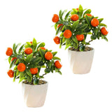 Artificial Fruit Tree Potted Small Potted Simulation Planting Pot Ornament Decoration In Australia - Darrahopens
