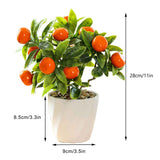Artificial Fruit Tree Potted Small Potted Simulation Planting Pot Ornament Decoration In Australia - Darrahopens