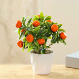 Artificial Fruit Tree Potted Small Potted Simulation Planting Pot Ornament Decoration In Australia - Darrahopens