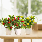 Artificial Fruit Tree Potted Small Potted Simulation Planting Pot Ornament Decoration