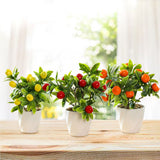 Artificial Fruit Tree Potted Small Potted Simulation Planting Pot Ornament Decoration
