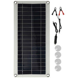 20W Flexible Polycrystalline Solar Panel Controller Dual USB Solar Charger for Car RV Marine Boat In Australia - Darrahopens