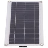 20W Flexible Polycrystalline Solar Panel Controller Dual USB Solar Charger for Car RV Marine Boat