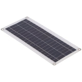 20W Flexible Polycrystalline Solar Panel Controller Dual USB Solar Charger for Car RV Marine Boat