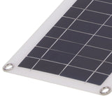 20W Flexible Polycrystalline Solar Panel Controller Dual USB Solar Charger for Car RV Marine Boat