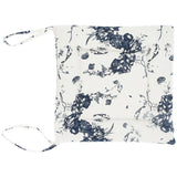 Chair Cushion Simple Pure Cotton Linen Thick NonSlip Soft Seat Cushion for Floor(White Ink ) In Australia - Darrahopens