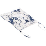 Chair Cushion Simple Pure Cotton Linen Thick NonSlip Soft Seat Cushion for Floor(White Ink )