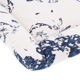 Chair Cushion Simple Pure Cotton Linen Thick NonSlip Soft Seat Cushion for Floor(White Ink )