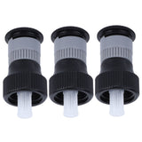 3pcs 360° Rotating Buried Spray Nozzle G1/2 Female Thread Adjustable Watering Sprinkler for Lawn Yard Garden Planter