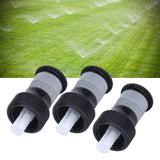 3pcs 360° Rotating Buried Spray Nozzle G1/2 Female Thread Adjustable Watering Sprinkler for Lawn Yard Garden Planter